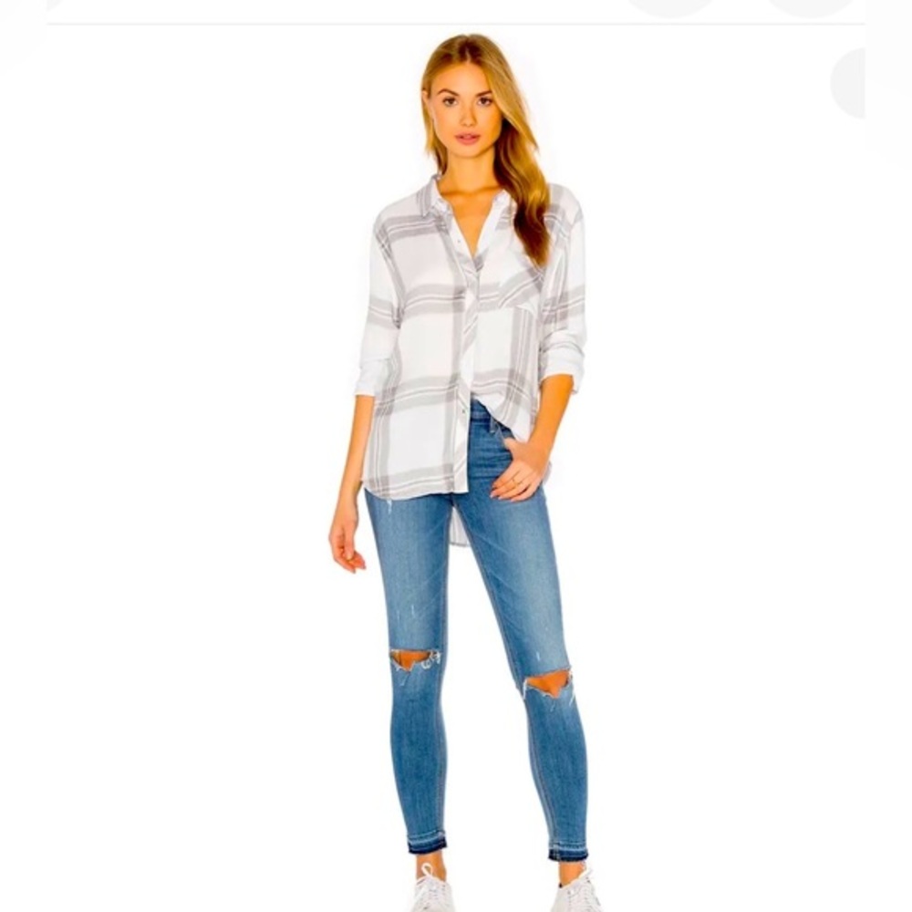 Rails Button Down Woman’s Shirt Size Medium - image 1